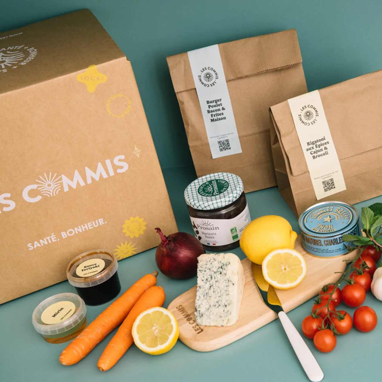 Panier recette d’une box repas pour un dîner à deux
