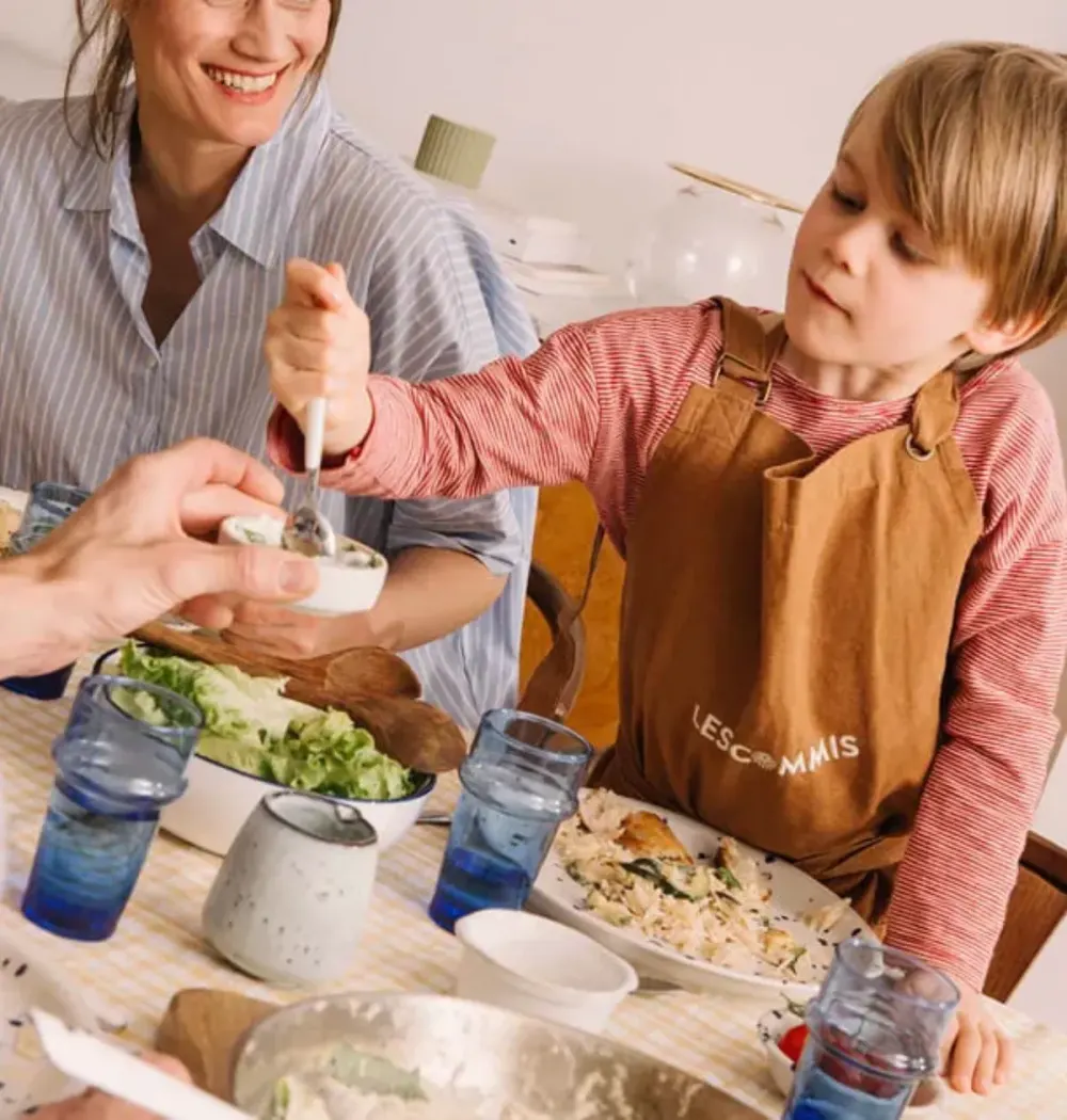 Repas Les Commis cuisiné en famille