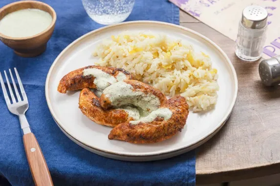 Assiette cuisinée avec un panier Quitoque