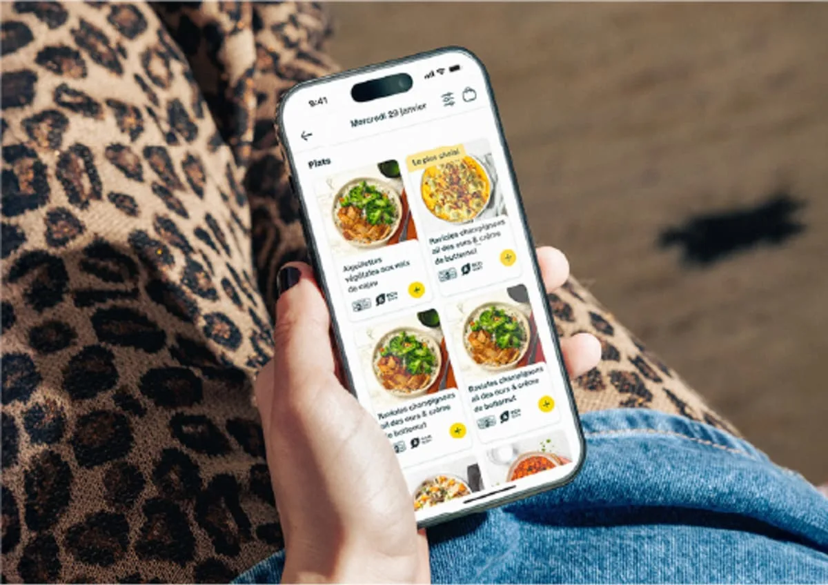 Application Seazon pour choisir ses plats